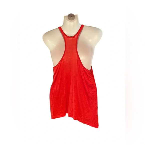 T by Alexander Wang Linen Silk Blend Scoop Neck Tank Top - Picture 3 of 7